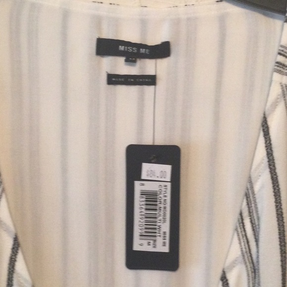 Miss Me  Miss Me Wrap Dress with 3/4 Ruffle Sleeve - Picture 5 of 5